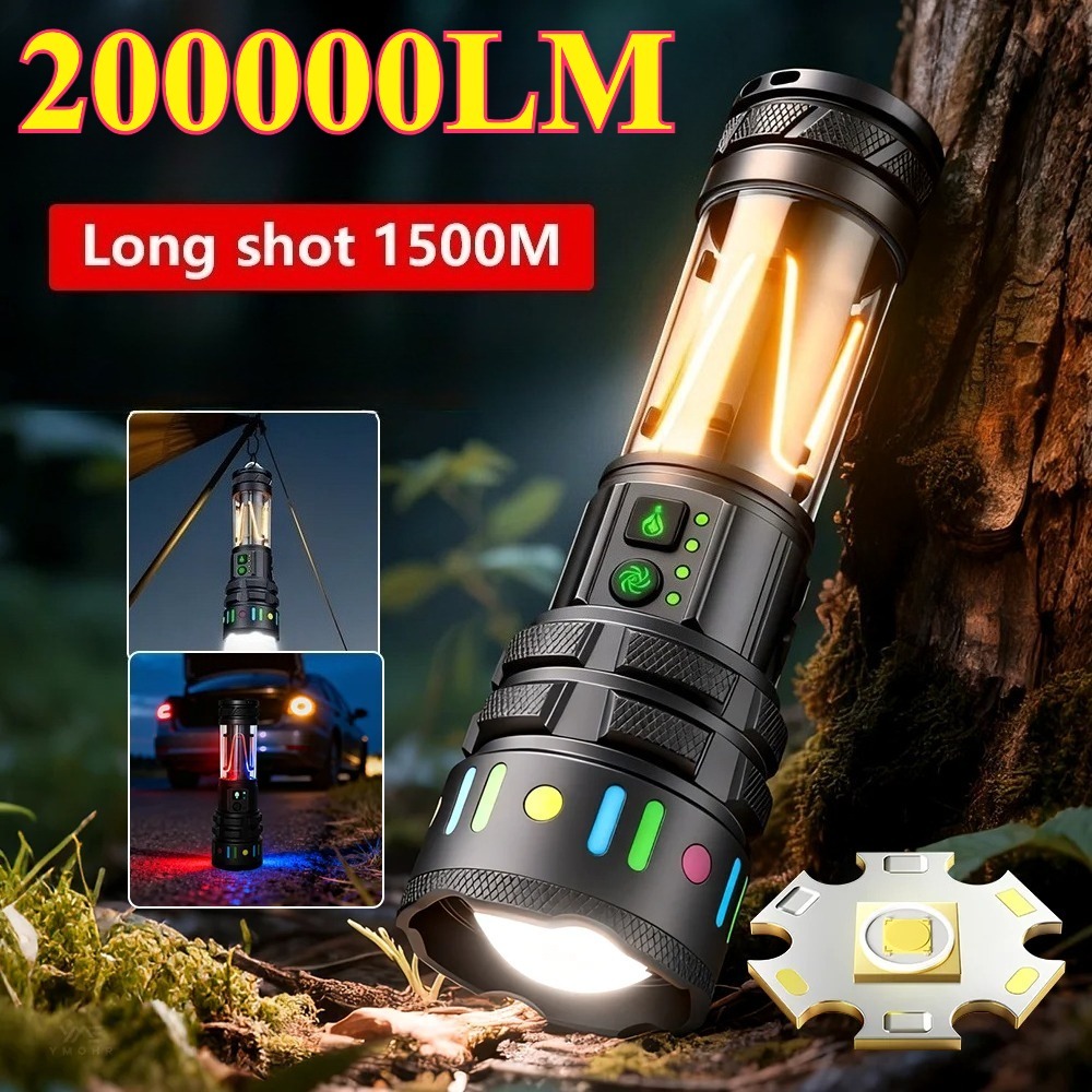 Outdoor Lighting Rechargeable - Мощный сверхъяркий светодиодный фонарь с быстрой