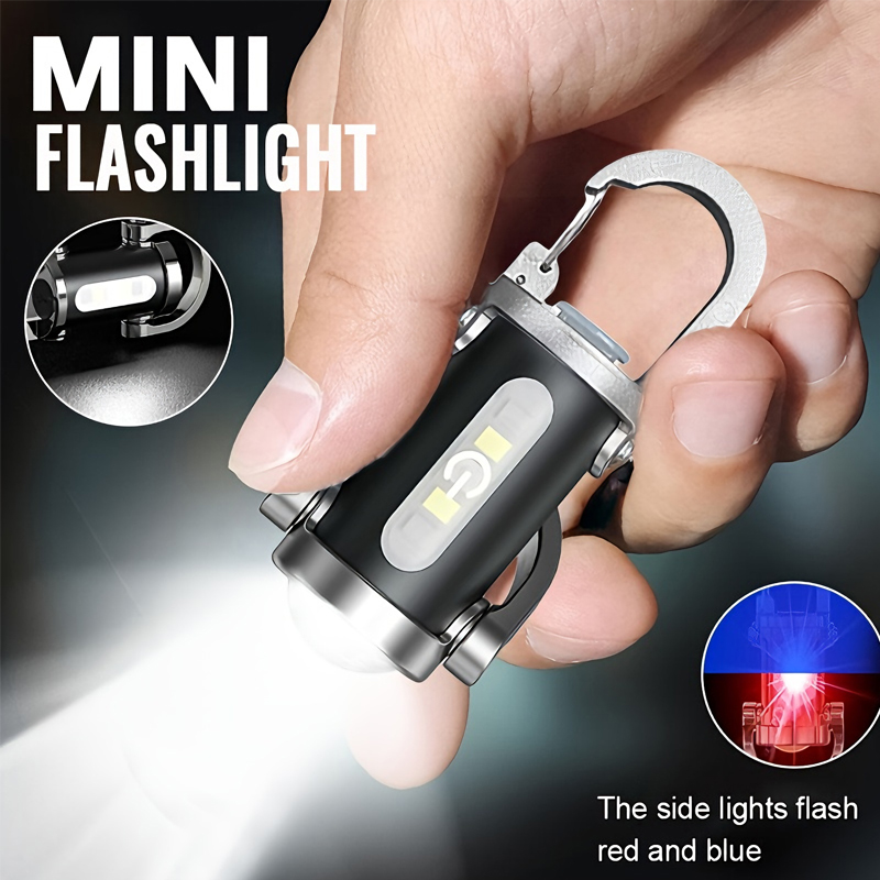 Outdoor Lighting Electric - Мини-брелок-фонарик, перезаряжаемый карманный рабочий светильник COB,
