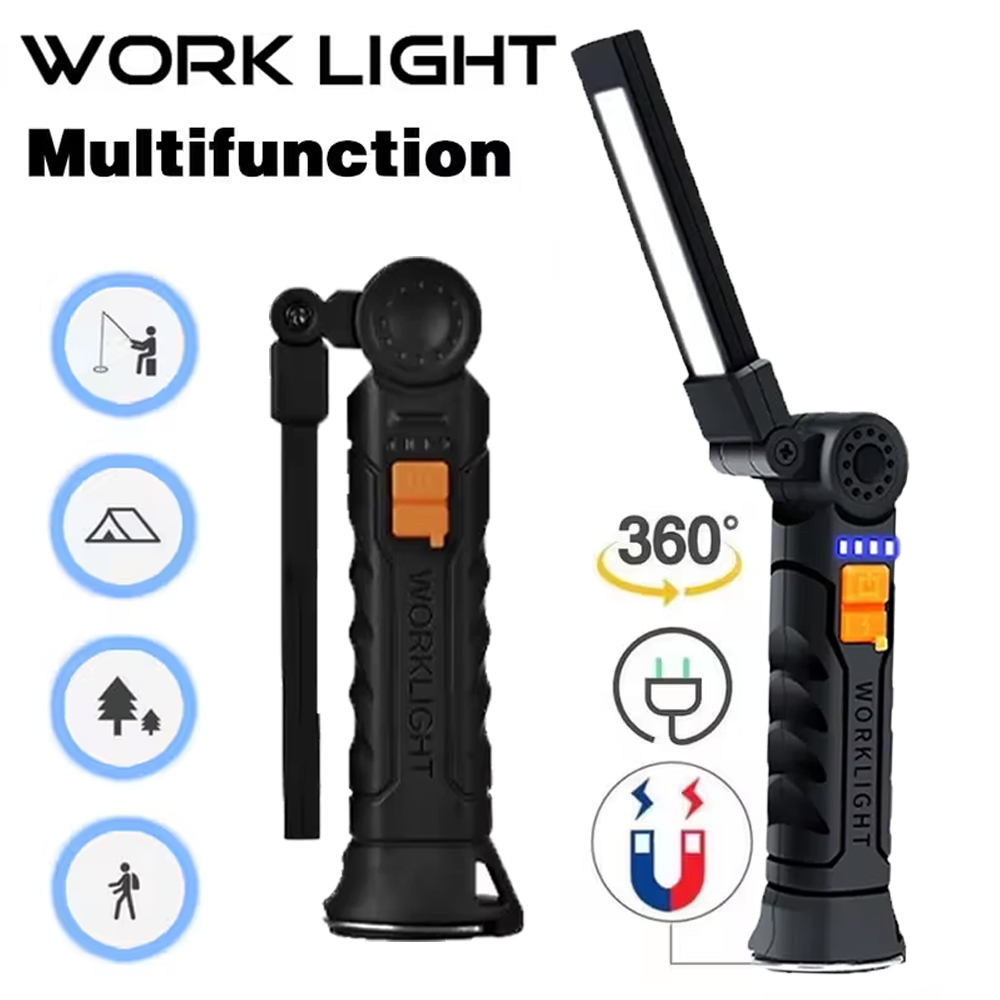 Outdoor Lighting Rechargeable - Портативный светодиодный фонарик COB, перезаряжаемый через