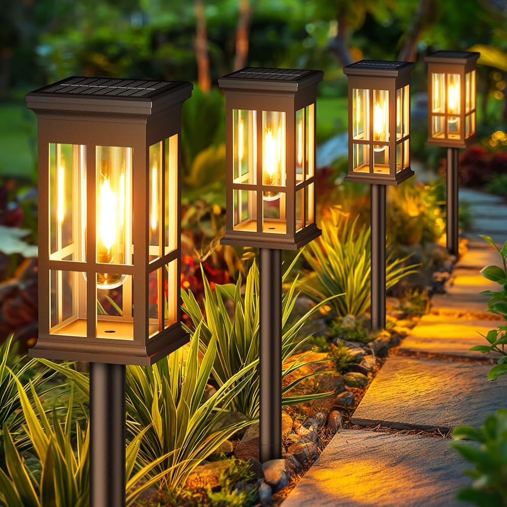 Halo Outdoor Lighting - Солнечный садовый светильник для улицы, водонепроницаемый,