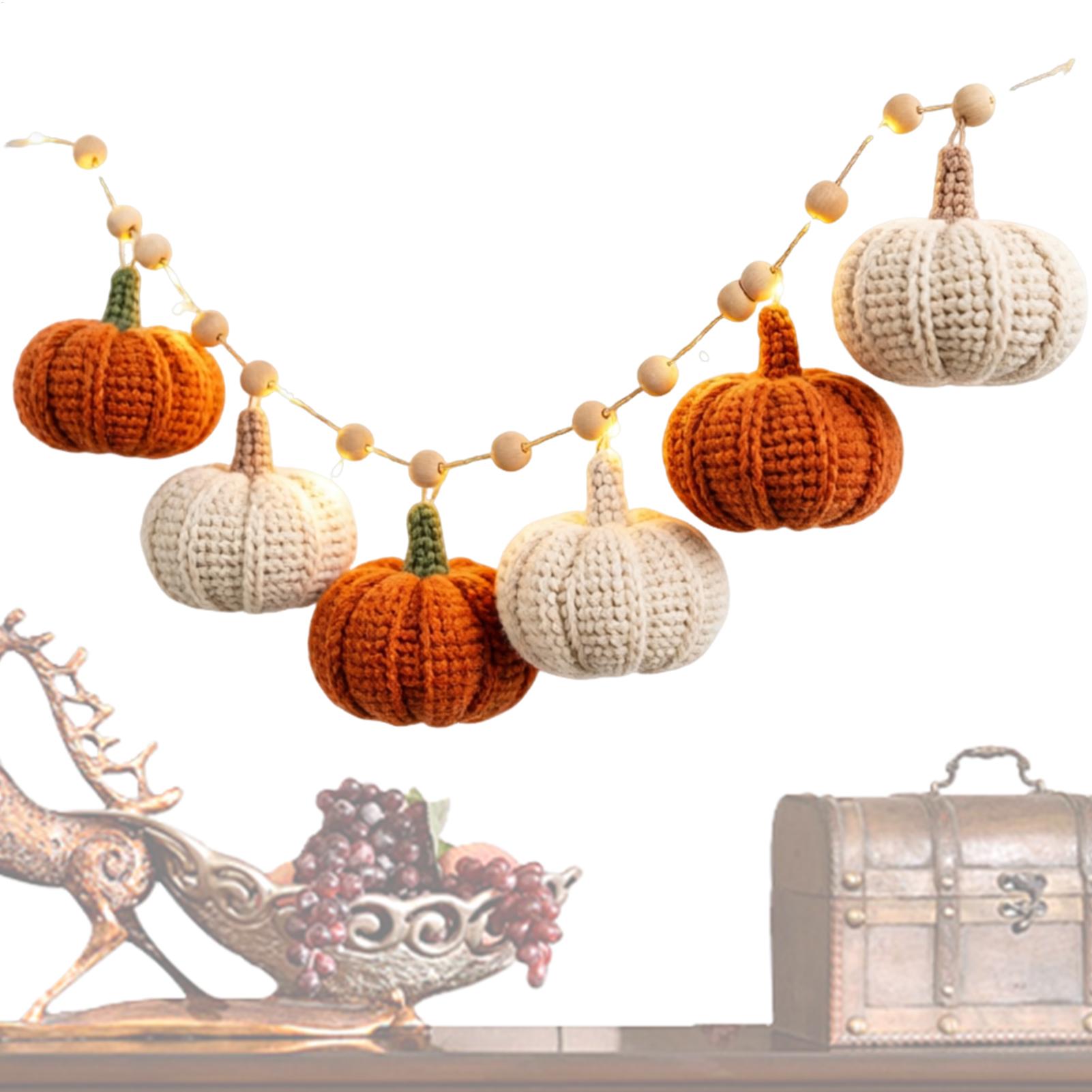 Outdoor Lighting Halloween - Гирлянда для Хэллоуина: осенний венок, тыквы,