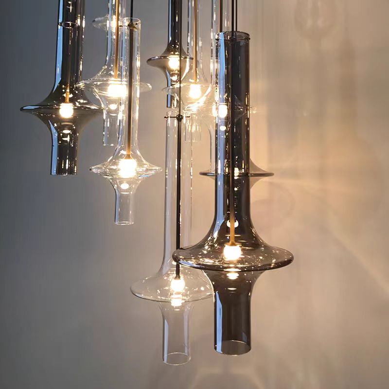 Outdoor Lighting Pendant - Скандинавский подвесной светильник из стекла, минималистичный,