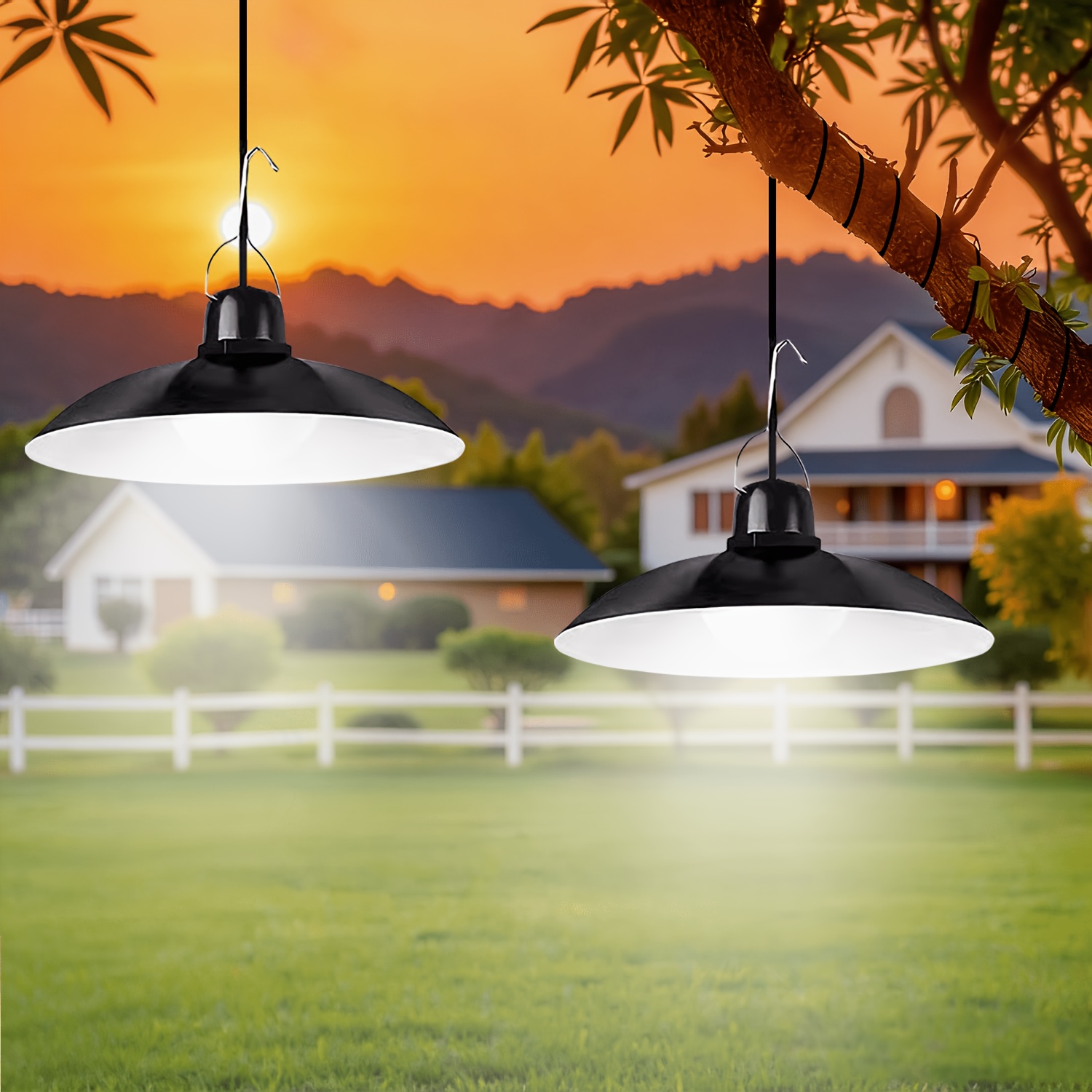 Outdoor Lighting Pendant - 1 шт. Солнечный подвесной светильник, уличная