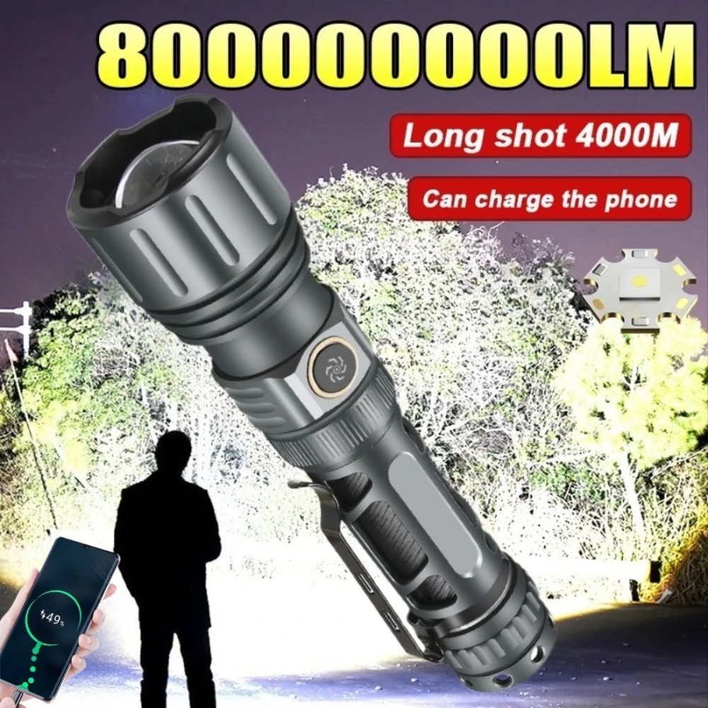 Outdoor Lighting Rechargeable - Суперяркий портативный перезаряжаемый светодиодный фонарь, тактический