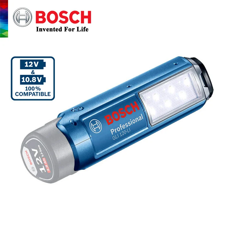 Outdoor Lighting Lumen - Перезаряжаемый фонарь Bosch GLI 120-LI, ручной,