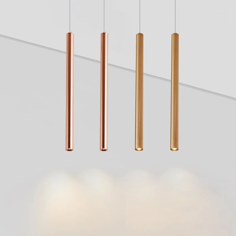 Outdoor Lighting Pendant - Новая женская подвесная длинная трубка, серебристая,