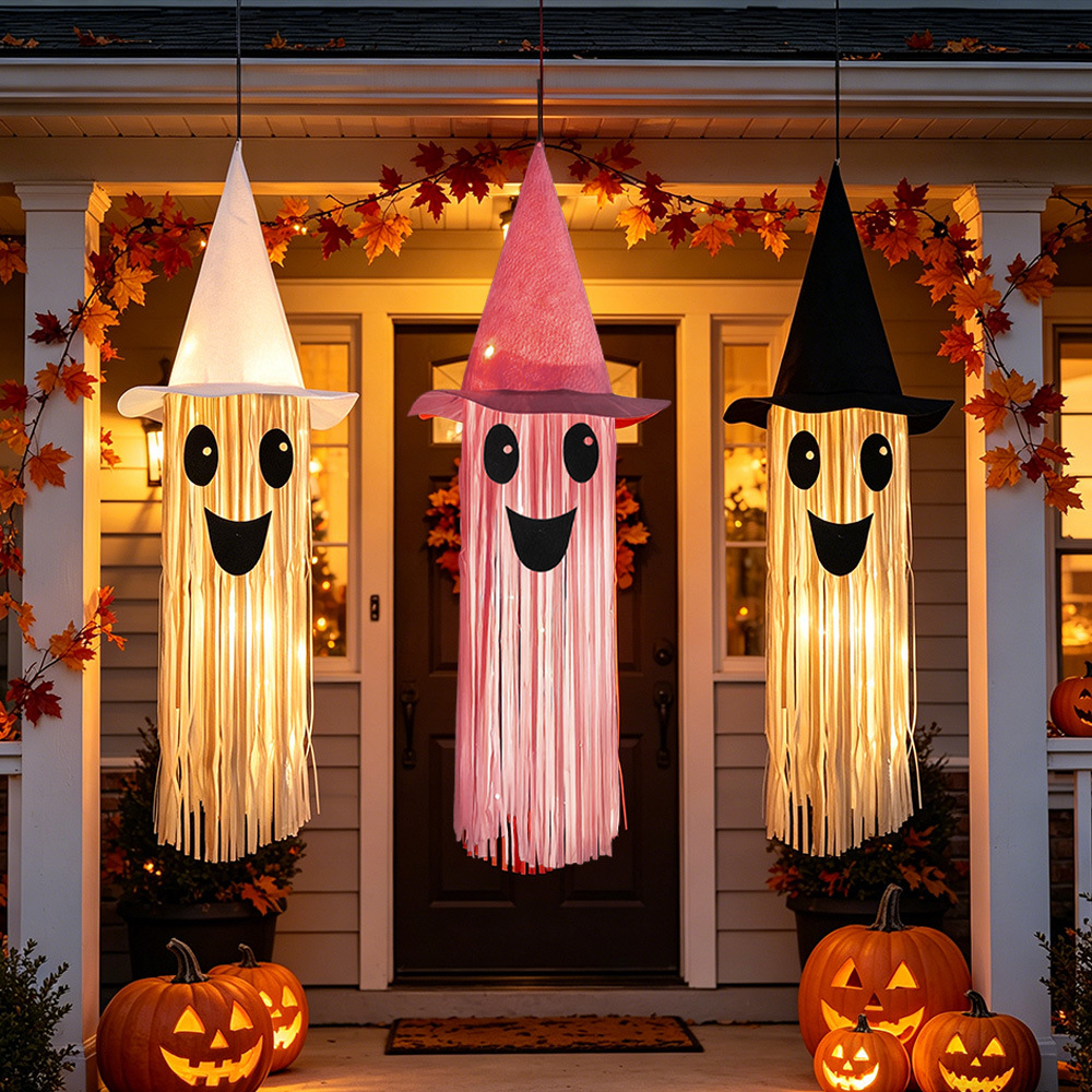 Outdoor Lighting Halloween - Светящаяся шляпа ведьмы на Хэллоуин с