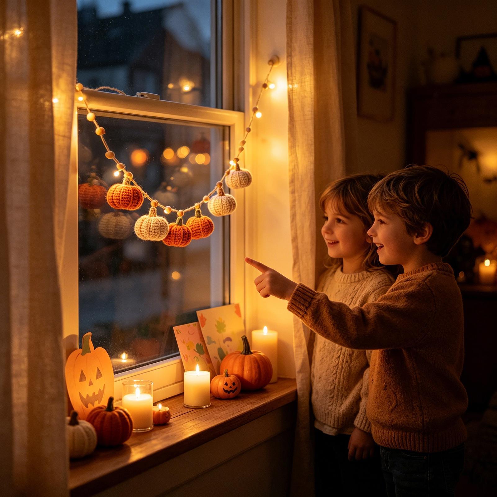 Осенняя гирлянда для Хэллоуина – обзор и цена Outdoor Lighting Halloween