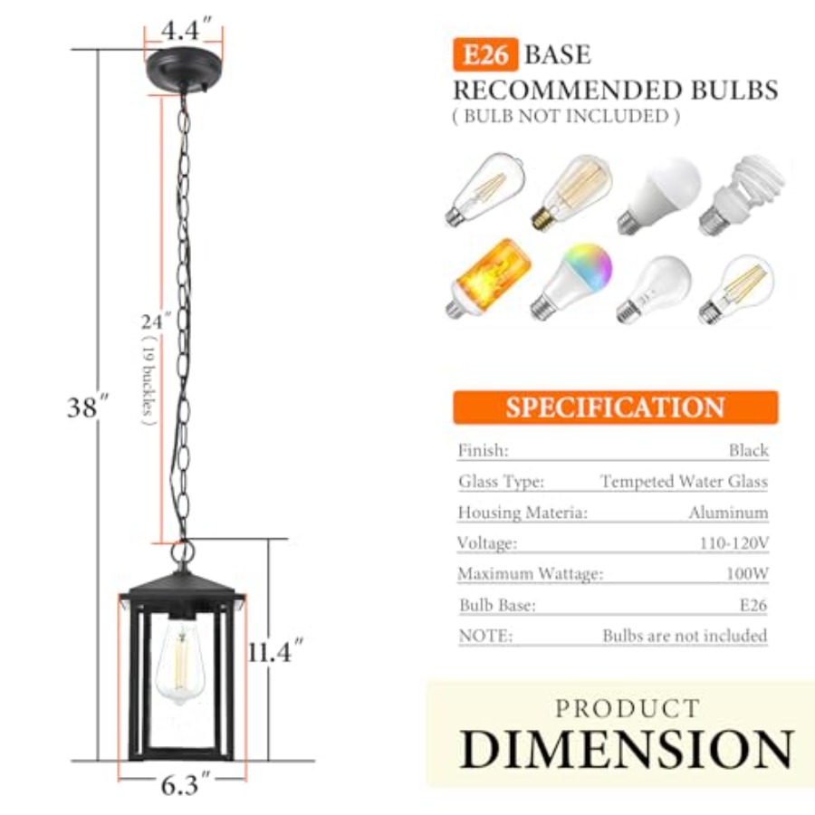 Уличные подвесные светильники  – обзор и цена Outdoor Lighting Pendant
