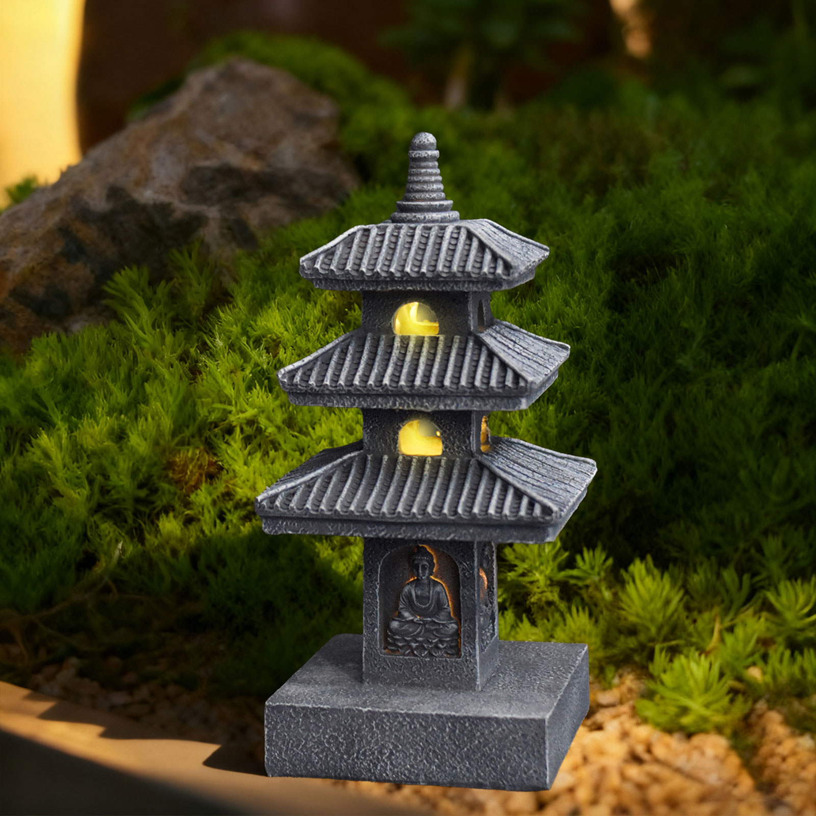 Солнечный фонарь-пагода: садов – обзор и цена Halo Outdoor Lighting