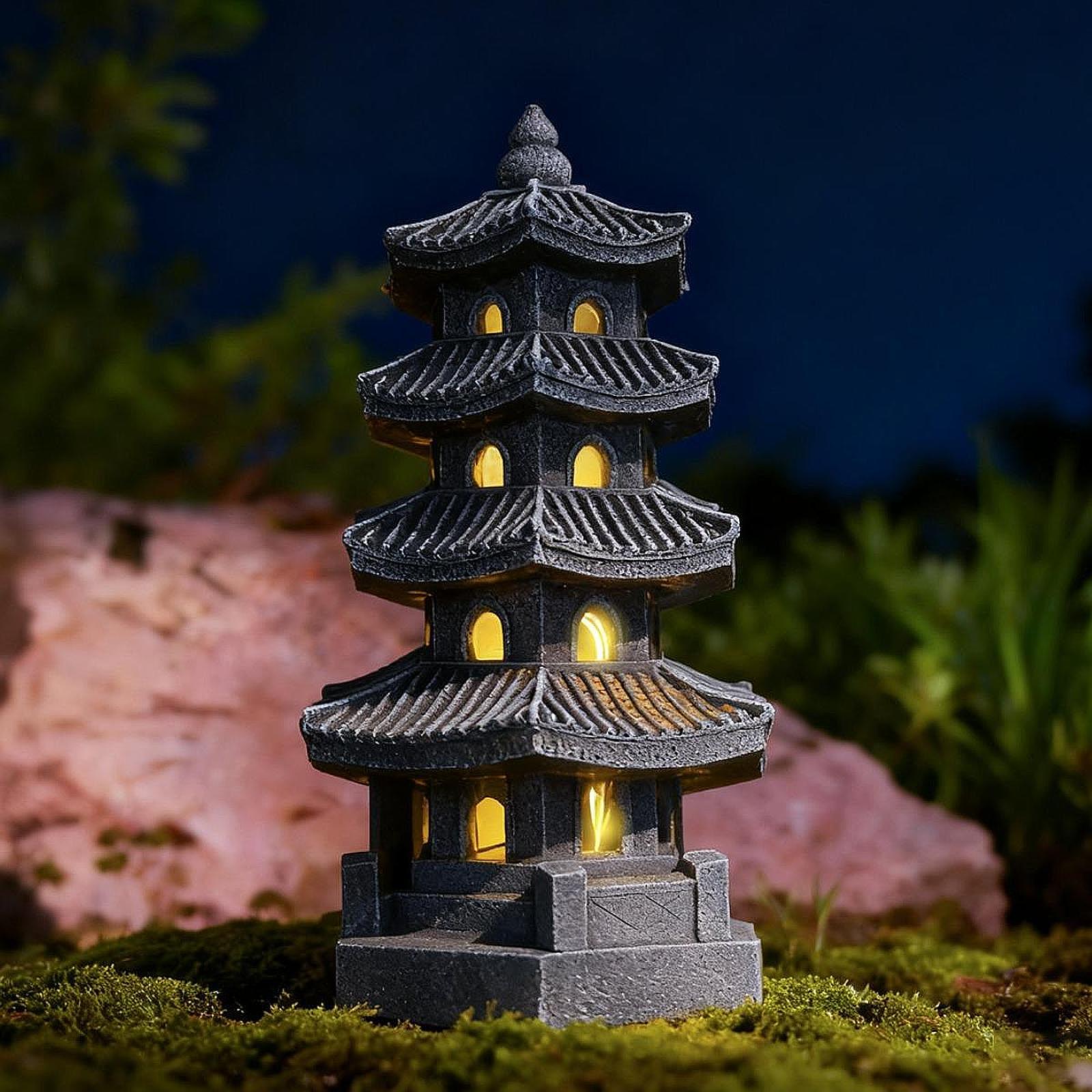 Солнечный фонарь-пагода: садов – обзор и цена Halo Outdoor Lighting