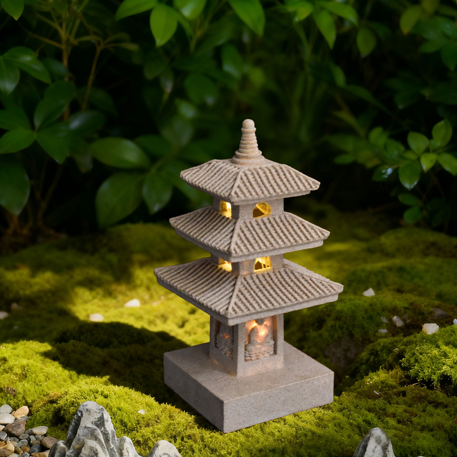 Солнечный фонарь-пагода: садов – обзор и цена Halo Outdoor Lighting