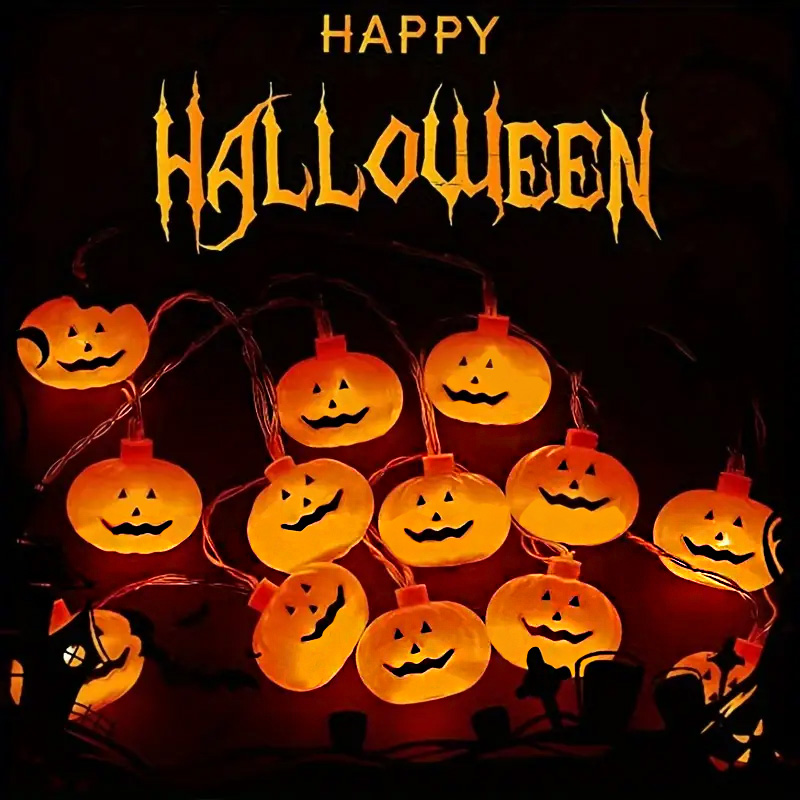 Гирлянда с тыквами на Хэллоуин – обзор и цена Outdoor Lighting Halloween