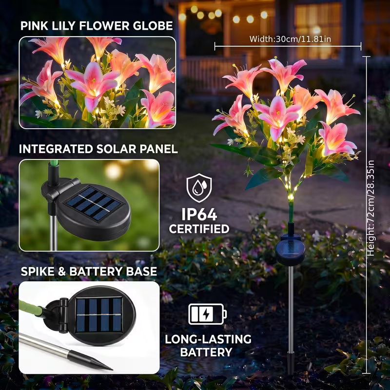 Солнечные светильники для газо – обзор и цена Halo Outdoor Lighting
