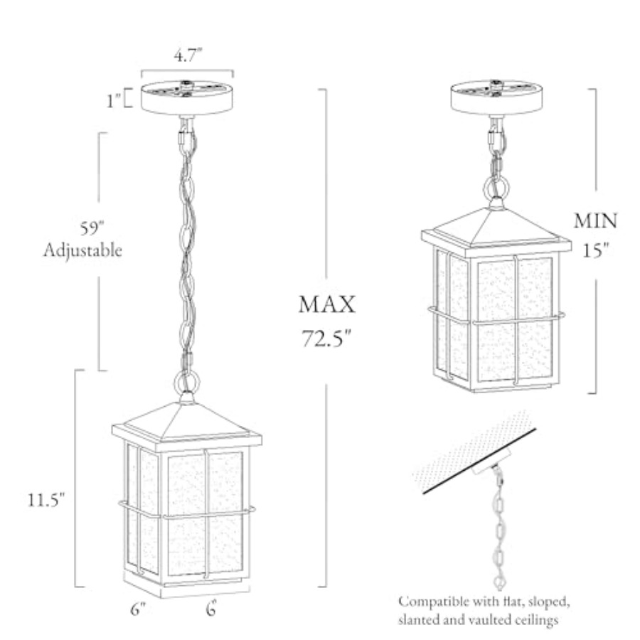 Уличный подвесной светильник в – обзор и цена Outdoor Lighting Pendant