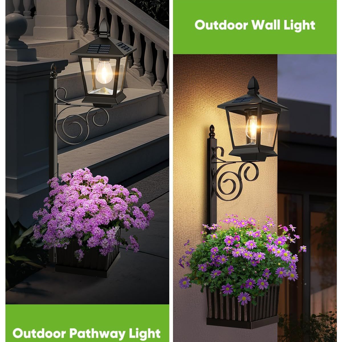 Солнечный светильник-кашпо 2-в – обзор и цена Outdoor Lighting Rechargeable