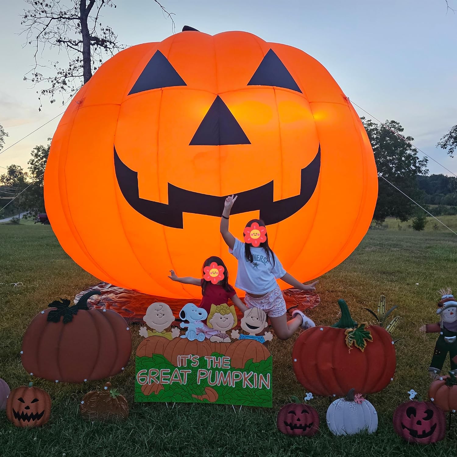 Гигантские надувные украшения  – обзор и цена Outdoor Lighting Halloween