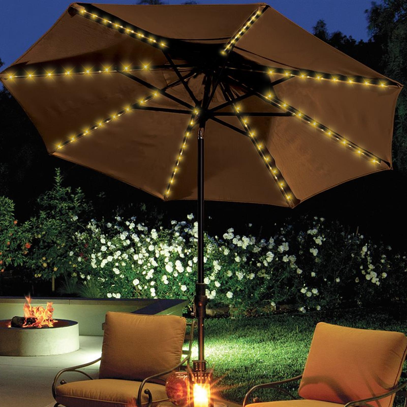 Солнечная гирлянда для зонта с – обзор и цена Halo Outdoor Lighting