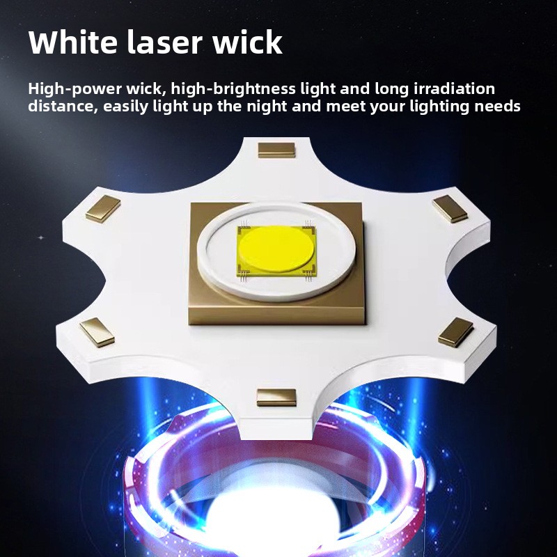 7200 мАч, фонарик COB, боковой – обзор и цена Outdoor Lighting Rechargeable