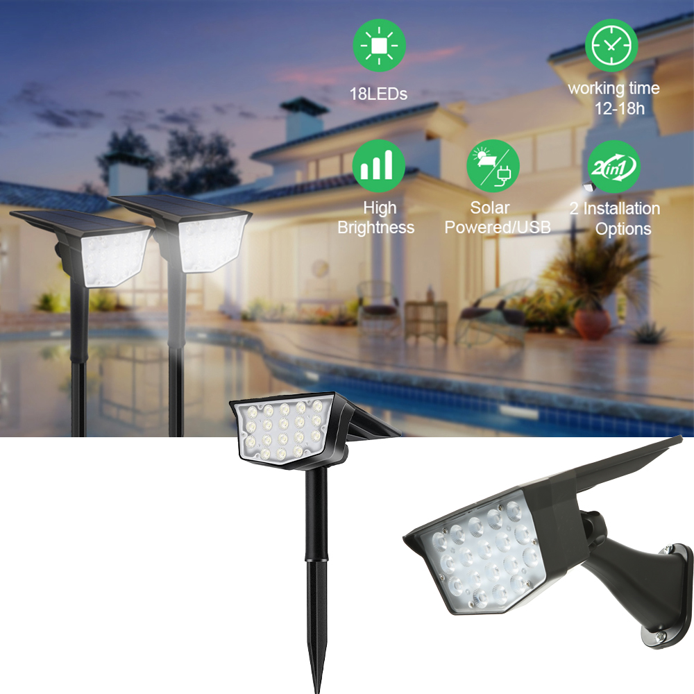 2 шт. солнечных уличных прожек – обзор и цена Outdoor Lighting Lumen
