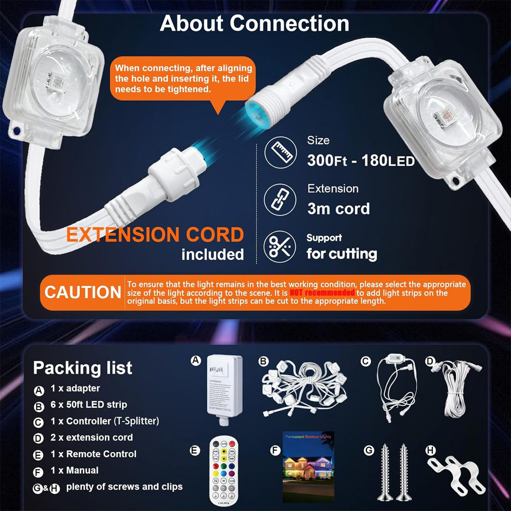 Уличные светодиодные гирлянды  – обзор и цена Outdoor Lighting Halloween